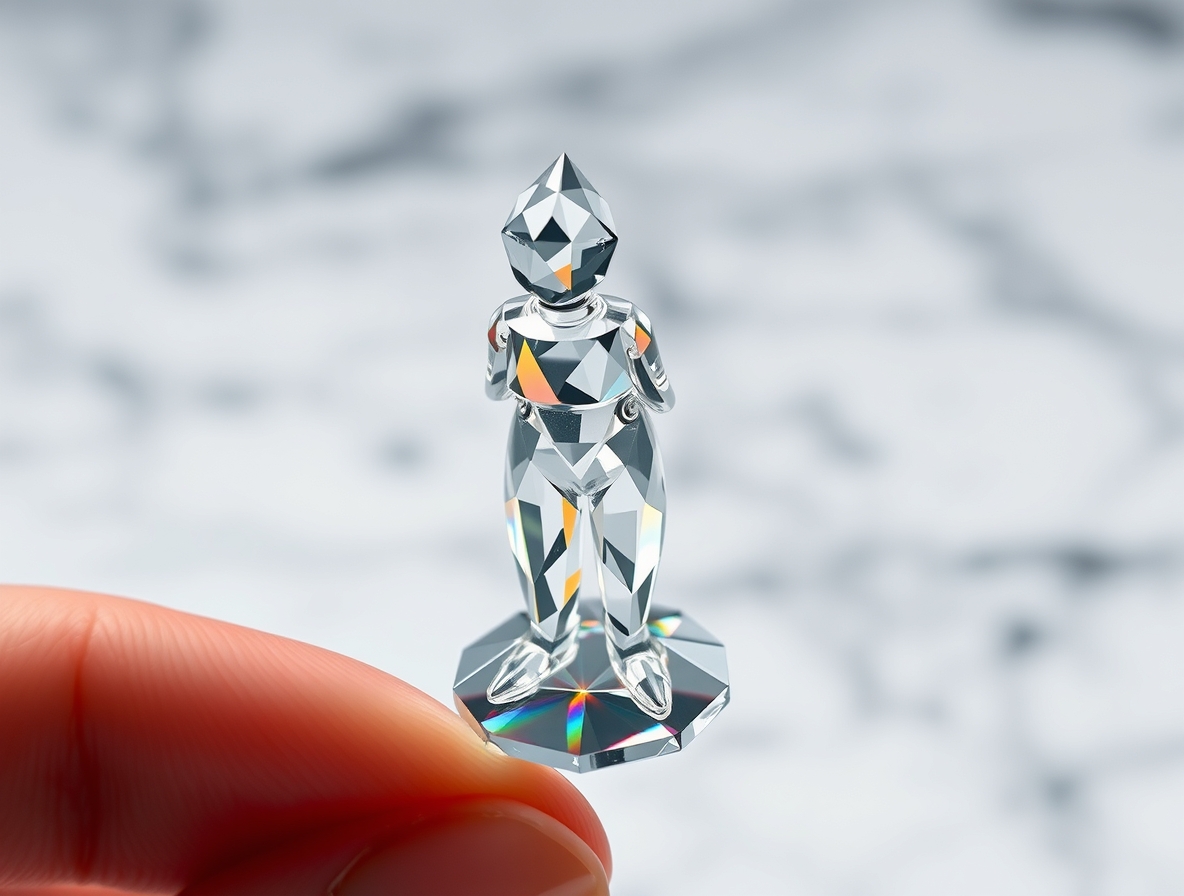 Необычная ваза: ваза Ornament B с геометрическим рисунком высотой 33 см необычная, ваза, рисунок