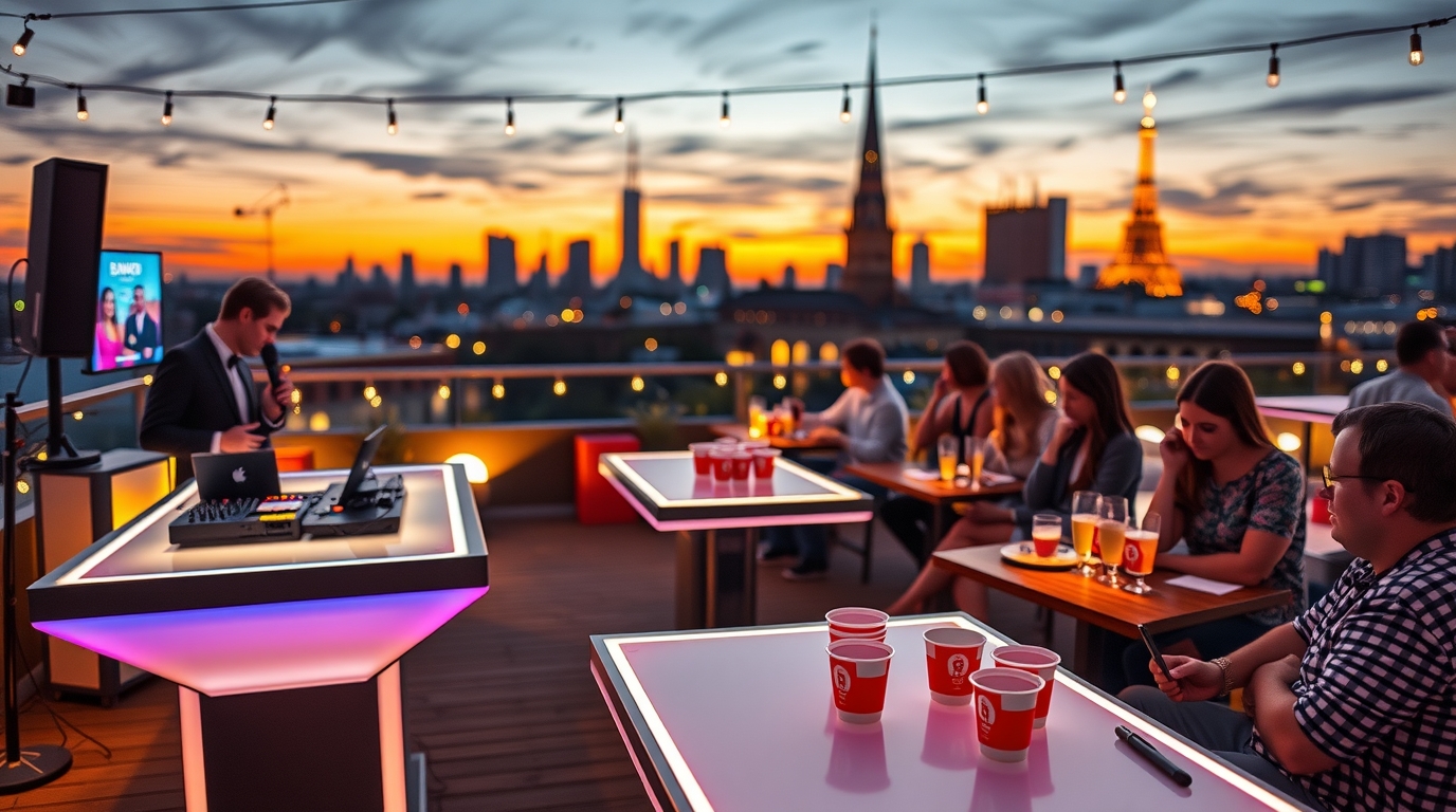 Аренда столов для бирпонга в Москве